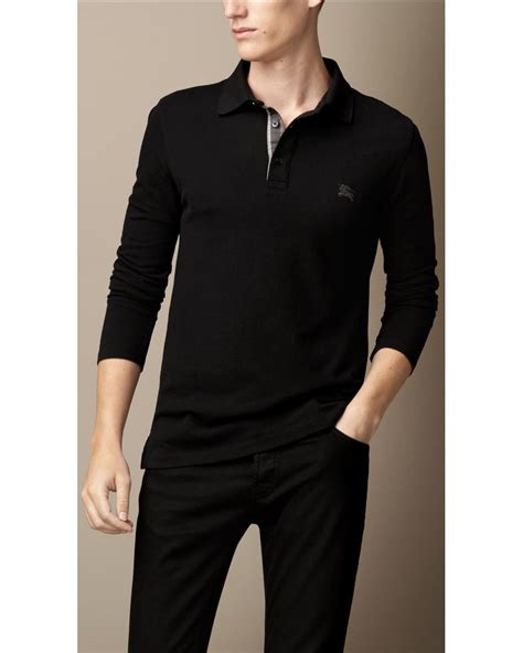 burberry london polo|burberry long sleeve polo men's.